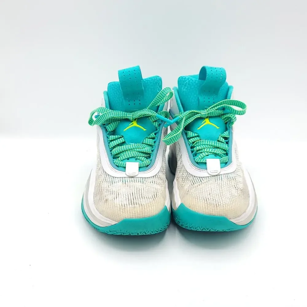 Air Jordan XXXVI 36 'Guo Ailun' White DM0795-107 Size 4y kids green white